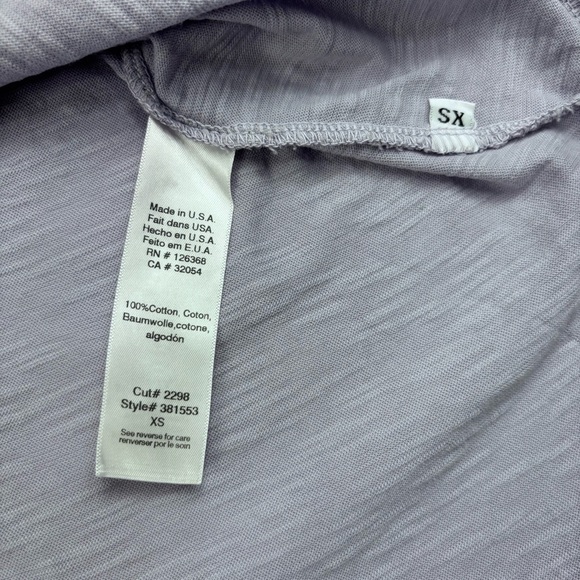 Anthropologie~Left of Center Women’s XS Oversized Lightweight Asymmetrical Hem - Picture 10 of 14